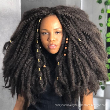 Afro Soft Kinky Marley Braids Hair Crochet Hair Extensions For Women Synthetic Long Ombre Marley Hair